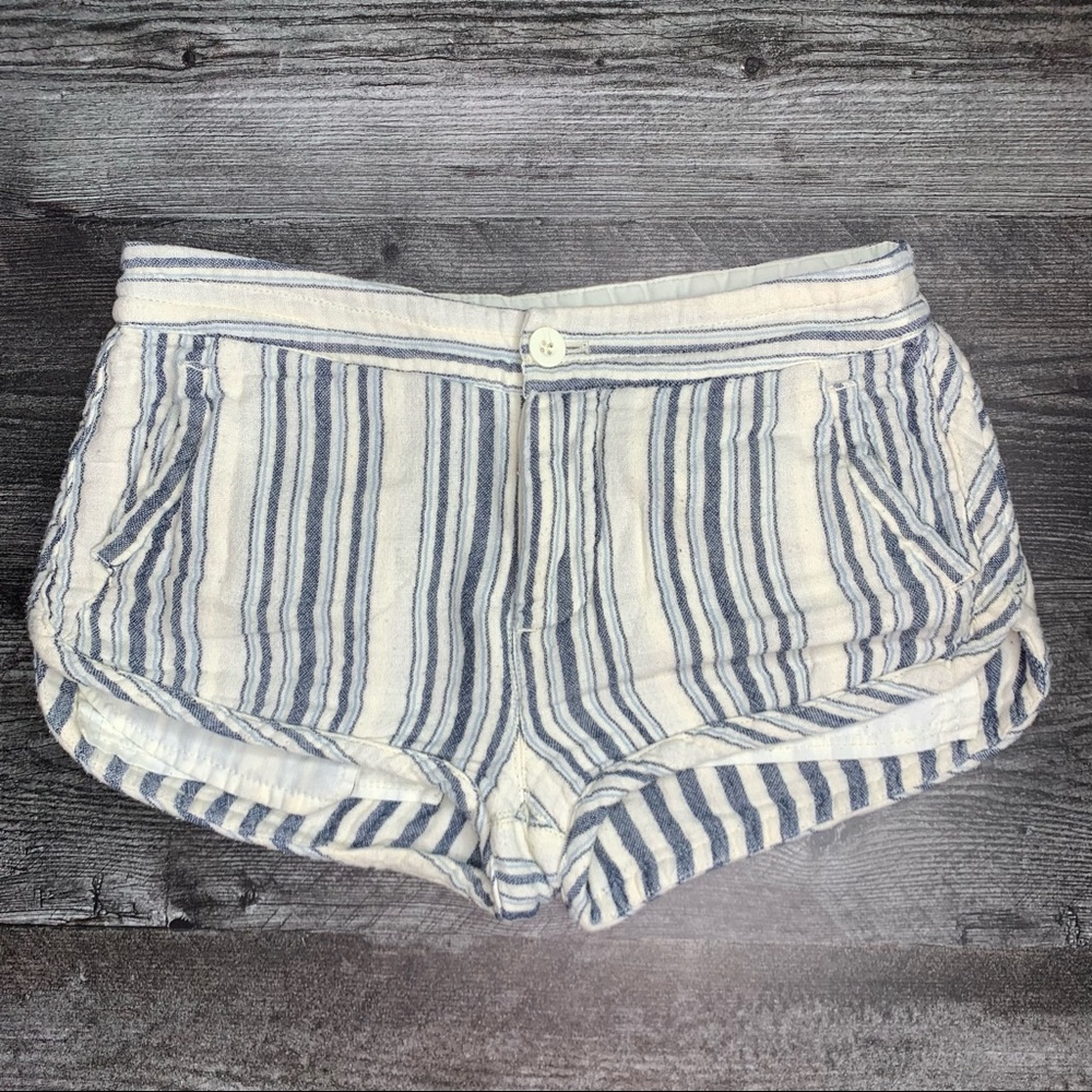 Free People Casual Stripe Shorts